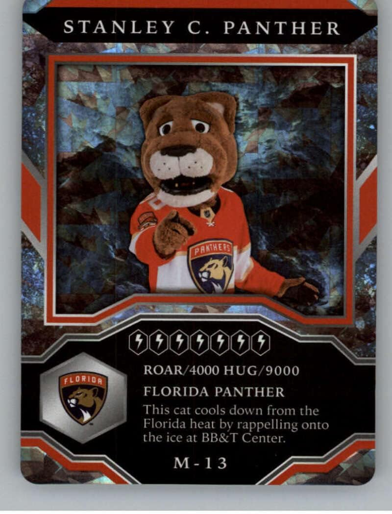 Upper Deck 2021-22 MVP Mascot Gaming Cards Sparkle #M-13 Stanley C. Panther Florida Panthers Official NHL Hockey Card in Raw (NM or Better) Condition - Image 1